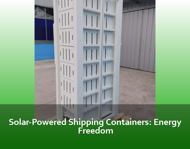 Solar-Powered Shipping Containers: Energy Freedom